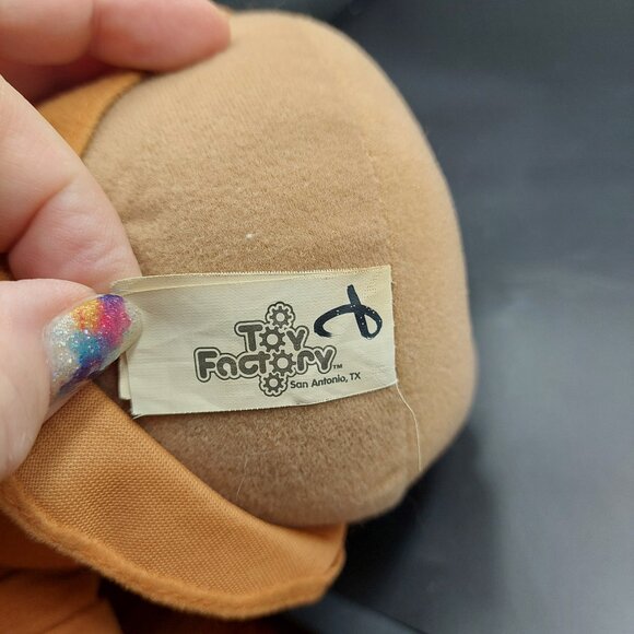 Vintage Walt Disney the 7 Seven Dwarfs "Happy" 10" Plush Doll Toy Factory - Picture 8 of 9